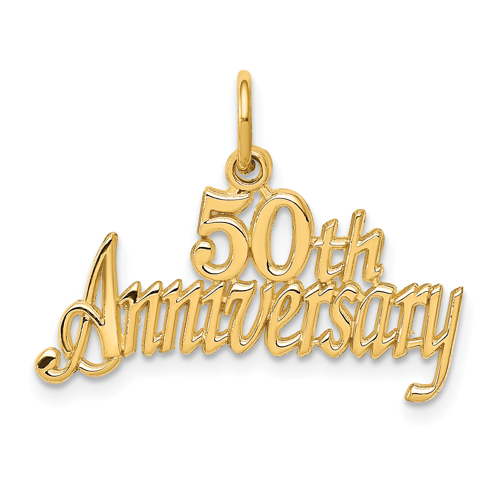 14k 50th ANNIVERSARY Charm (C288)