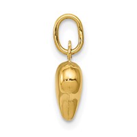 14K Polished 3-D Puffed Heart Charm view 2