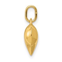 14K Polished 3-D Puffed Heart Pendant view 2