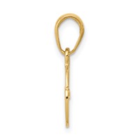 14K Polished Key and Lock Charm view 2