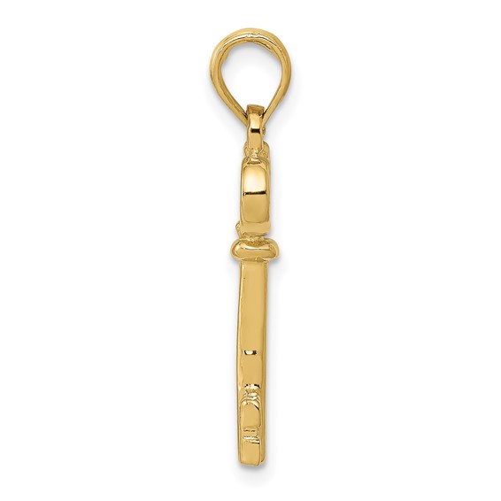 Gold Key Pendant