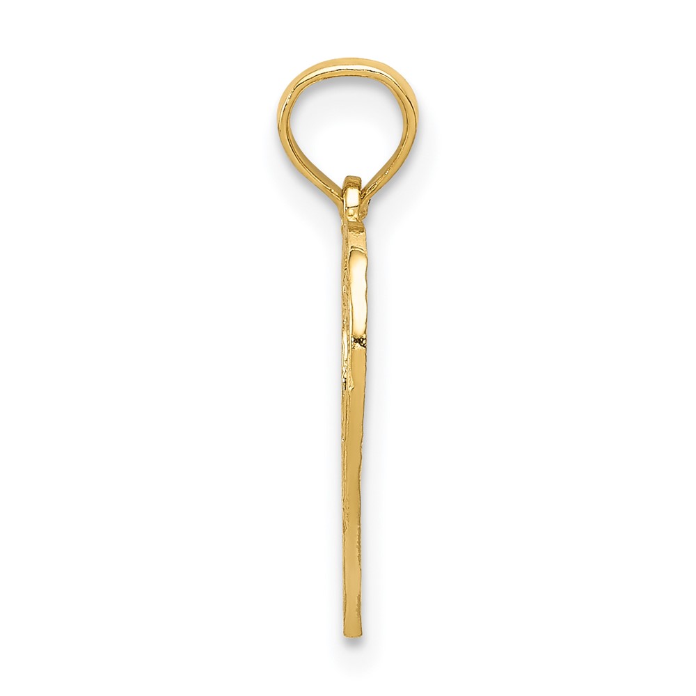14k 30 in Heart Cut-out Pendant (C2958)