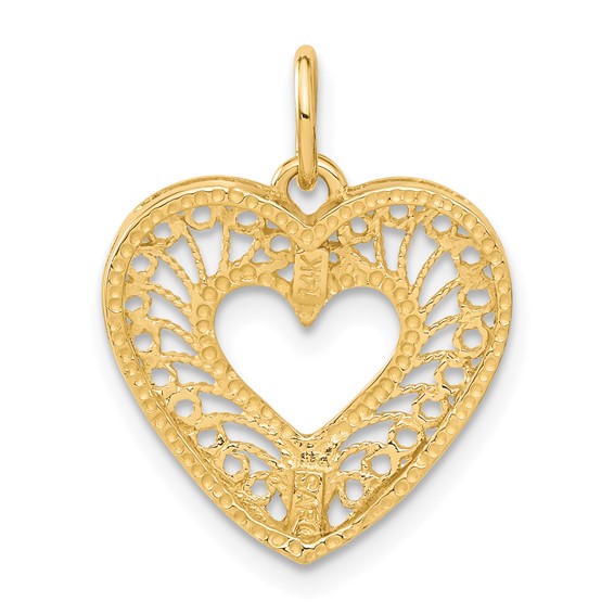 Gold Heart Charm
