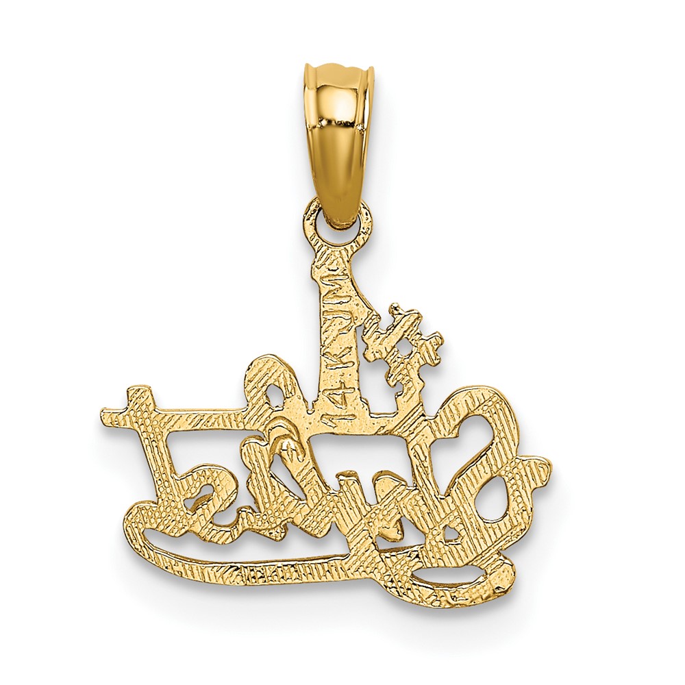 14k #1 STYLIST Charm (C2967)