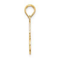 14K Yellow Gold #1 Mother Charm view 2