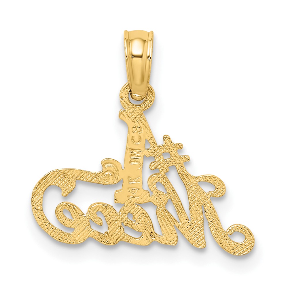 14k #1 NIECE Charm (C3005)