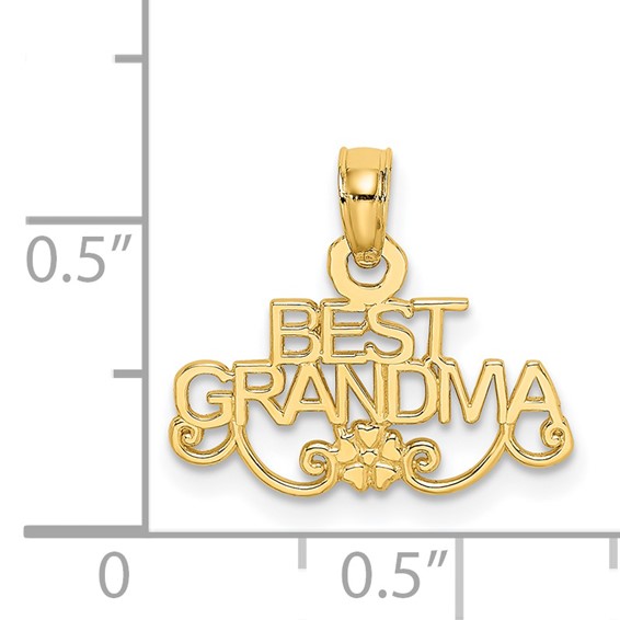 Gold Polished Grandmother Pendants