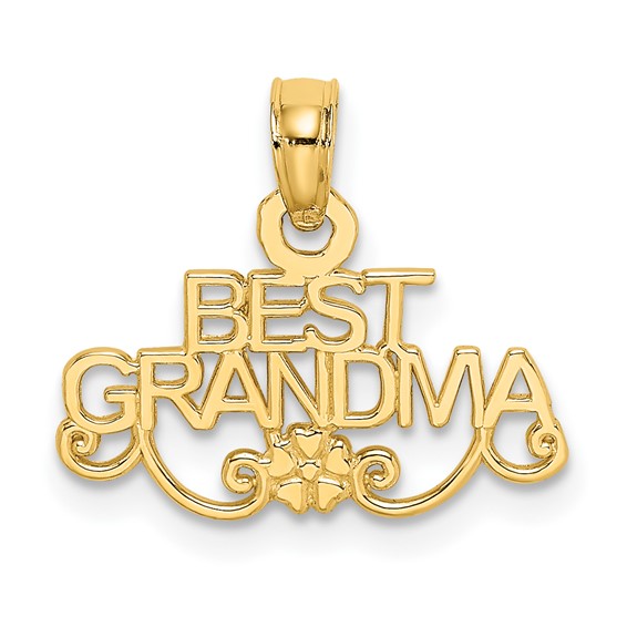 Gold Polished Grandmother Pendants