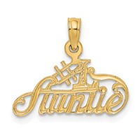 14K Yellow Gold #1 Auntie Charm view 1
