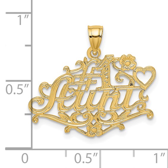 14k #1 AUNT Charm