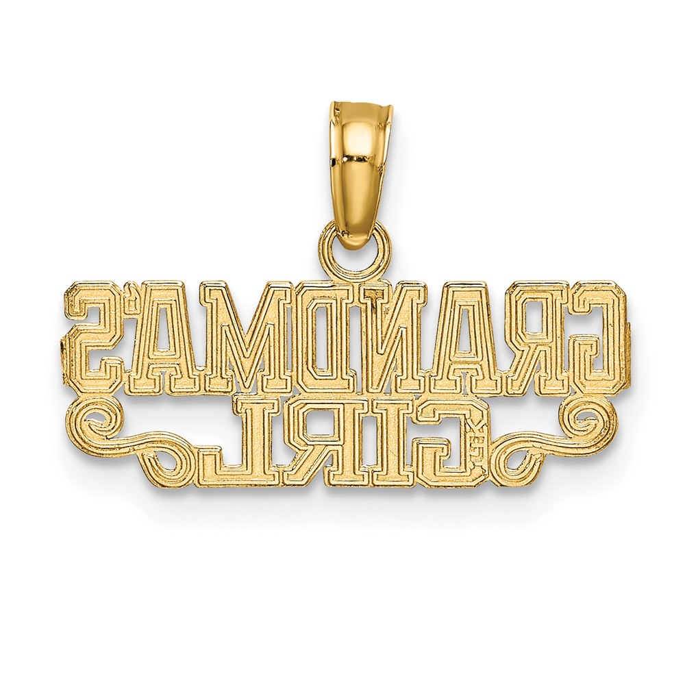 14k GRANDMA'S GIRL Charm (C3011)