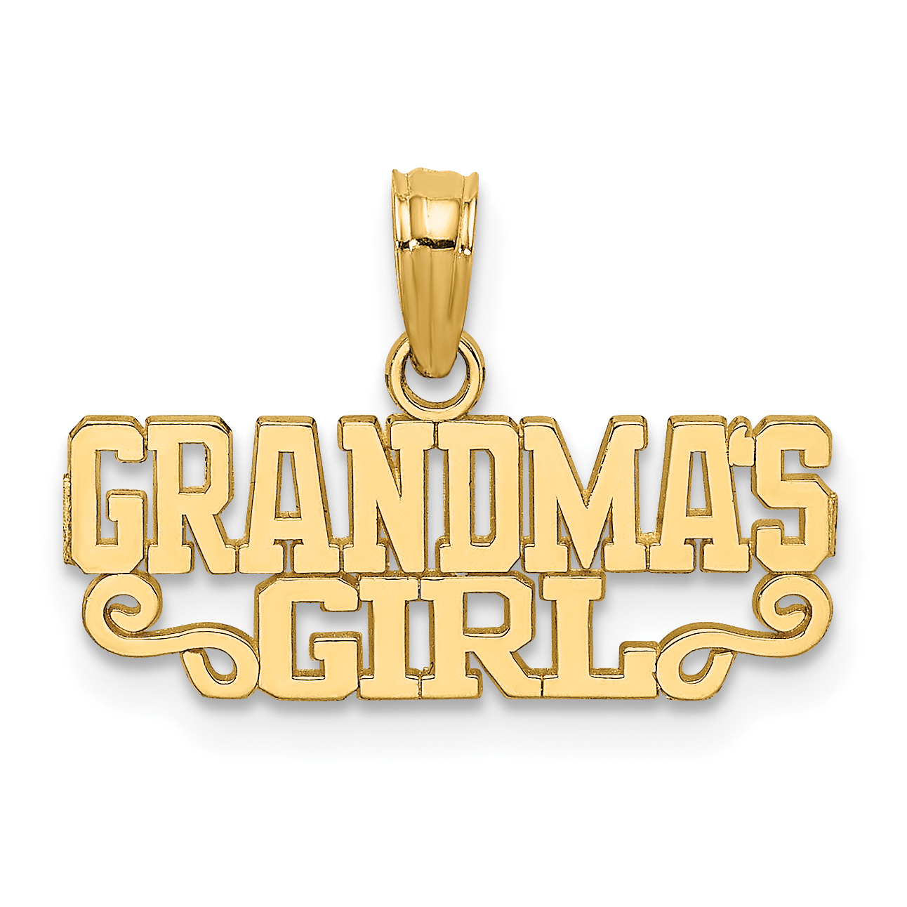 14k GRANDMA'S GIRL Charm (C3011)