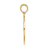 14K Yellow Gold #1 Son Charm view 2