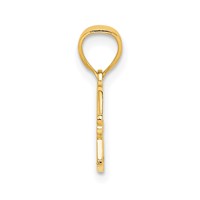 14K Yellow Gold I Heart Grandpa Charm view 2
