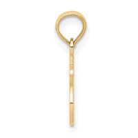 14K Yellow Gold #1 Sister Pendant view 2
