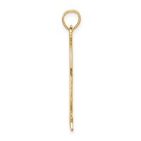 14K Yellow Gold Cut-out New York Charm with Statue of Liberty view 2