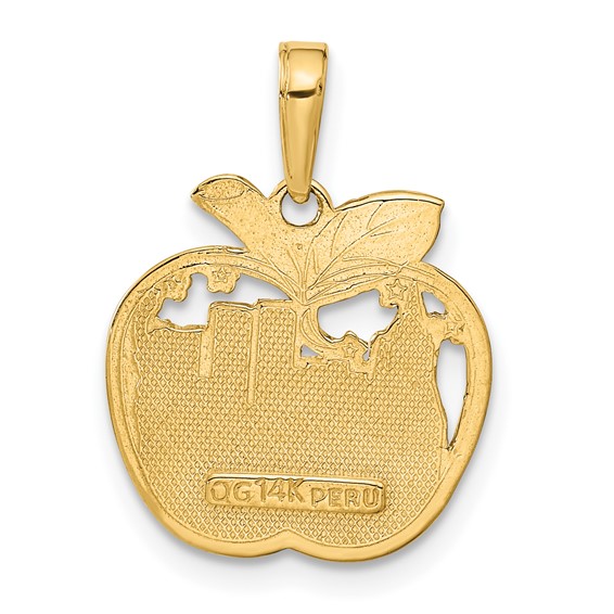 Gold Polished New York Pendants