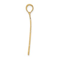 14K Yellow Gold Empire State Building Pendant view 2