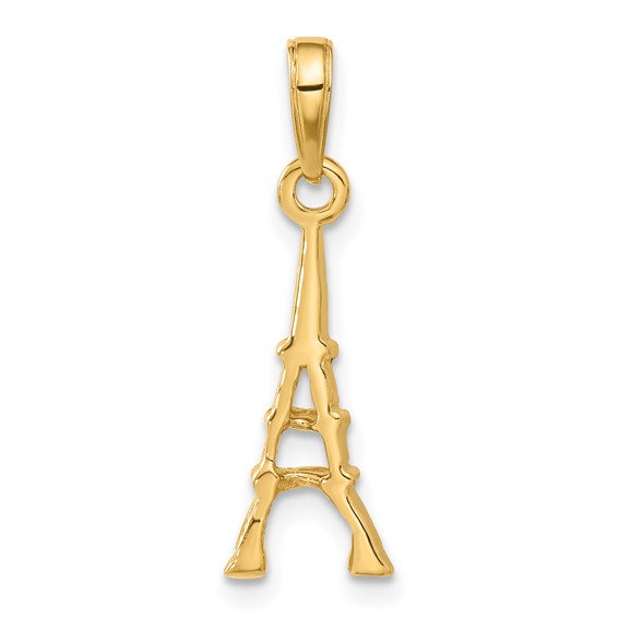 14k Eiffel Tower Pendant