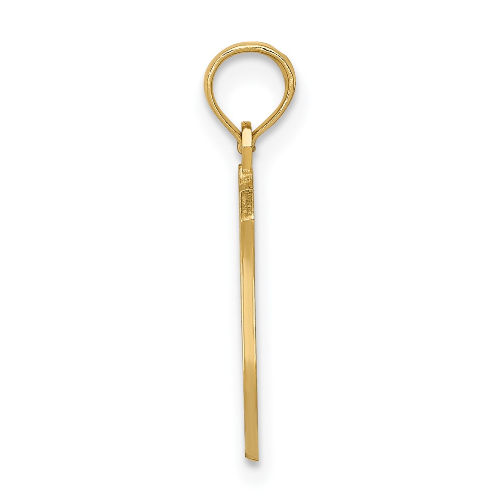 14k POLICE Badge Pendant (C3099)