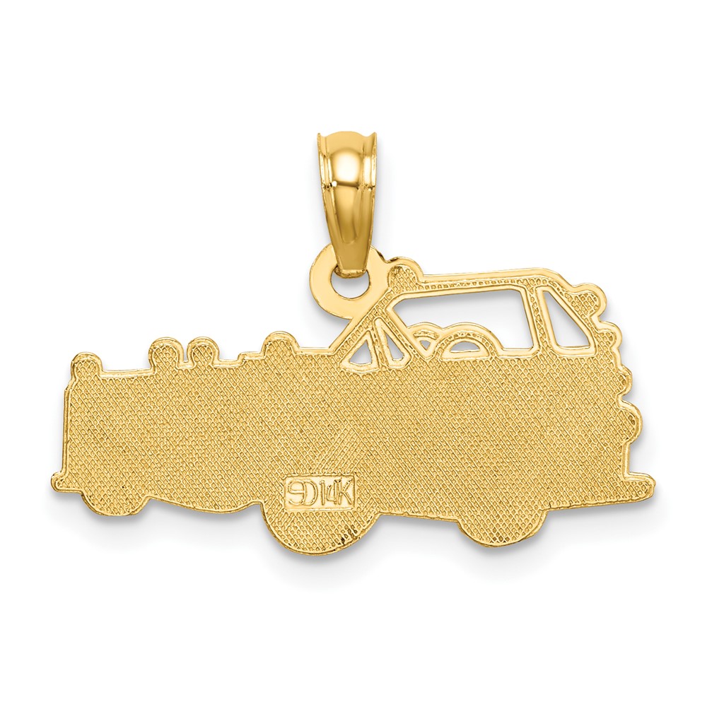 14k Fire Truck Charm (C3103)