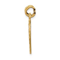 14K Yellow Gold 2-Piece Break-apart Diamond-cut From MY Heart Direct to Yours Charm view 2