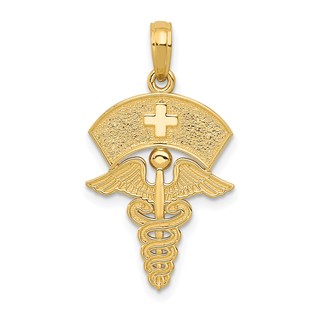Gold Polished Medical Pendants