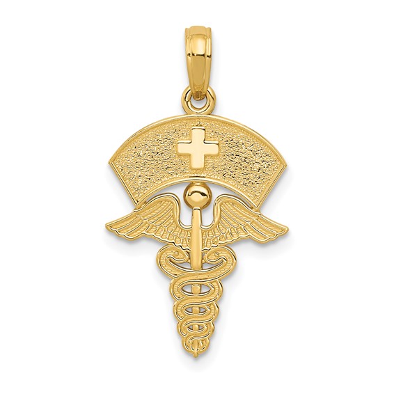 Gold Polished Medical Pendants