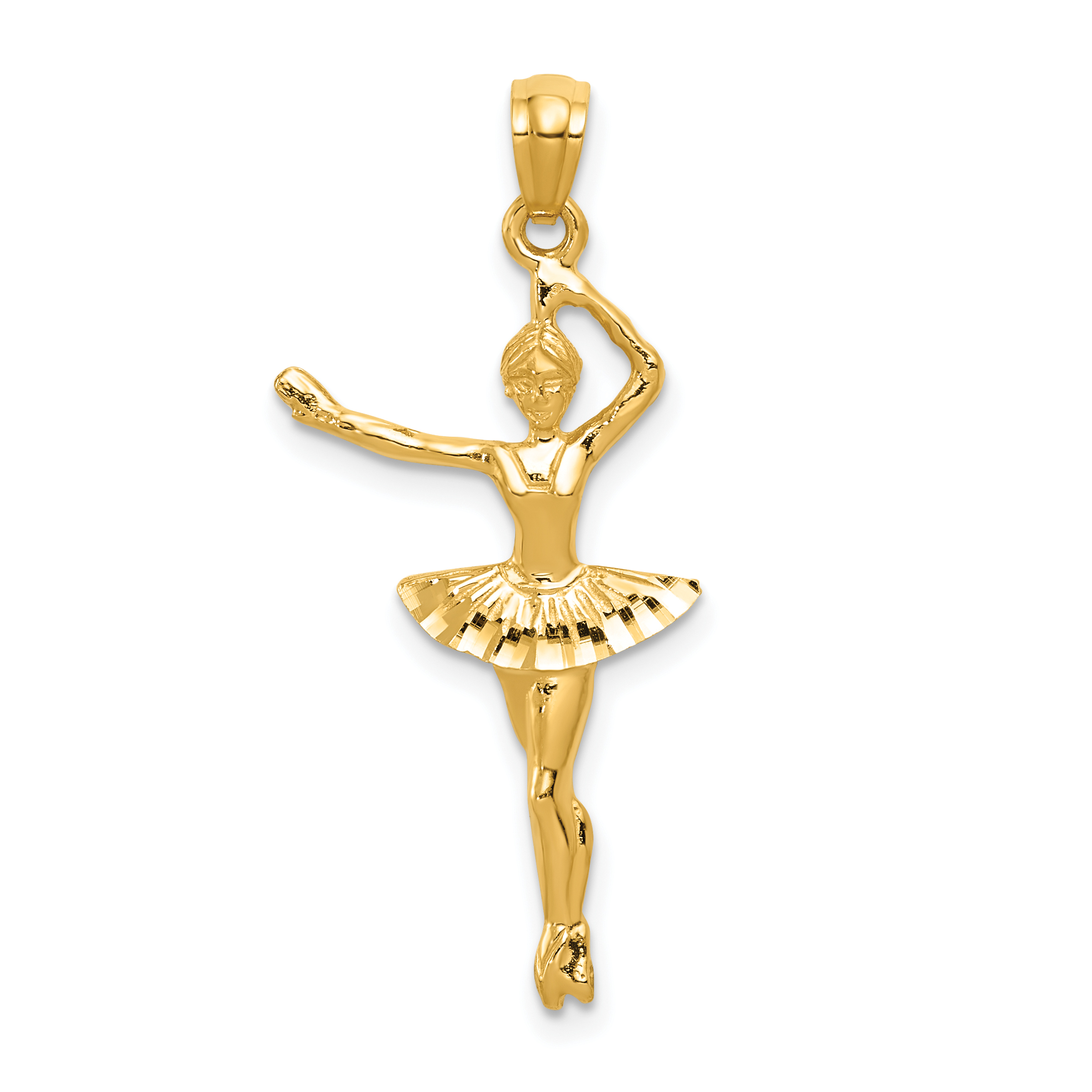 14k Ballerina Pendant (C3127)