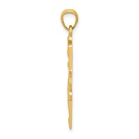 14K Dancing Ballerina Pendant view 2