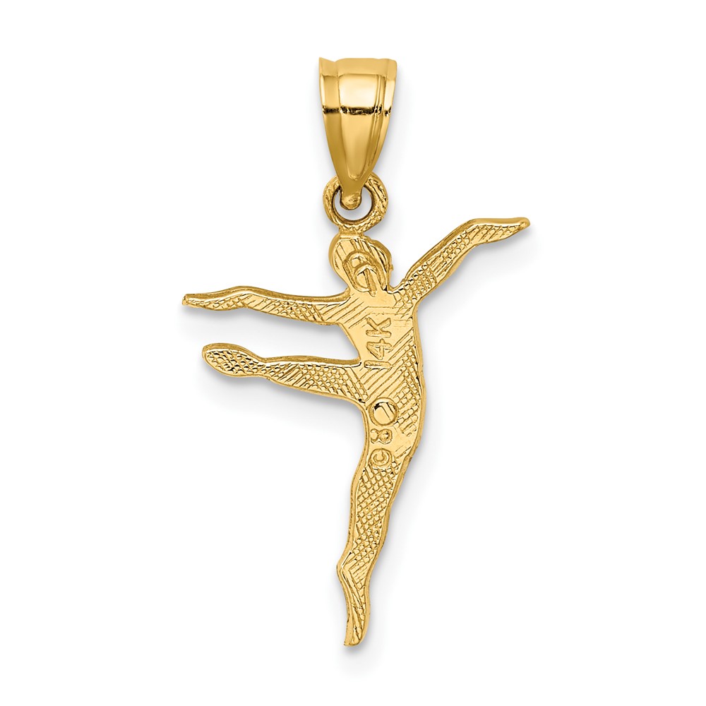 14k Polished Dancer Charm (C3129)