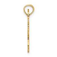 14K Yellow Gold Ballerina Charm view 2