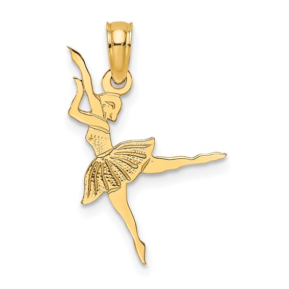 Gold Ballerina Charm