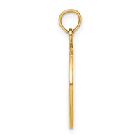 14K Dancer in Circle Frame Charm view 2