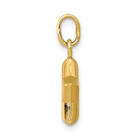 14K 3-D Puffed Star Charm view 2