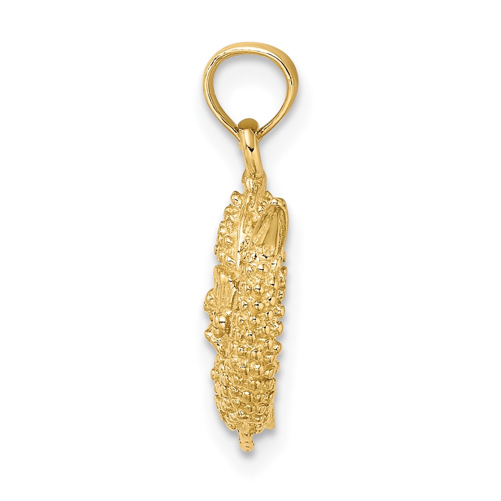 14k 3-D Pisces Zodiac Charm (C3154)