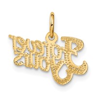 14K Yellow Gold Forever Yours Charm view 3