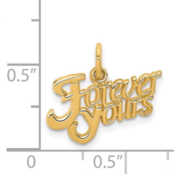 14K FOREVER YOURS Charm