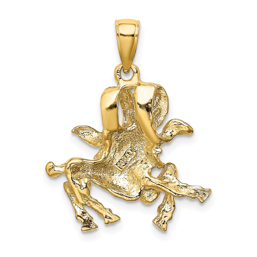 14k Large Aries Zodiac Charm (C3167)