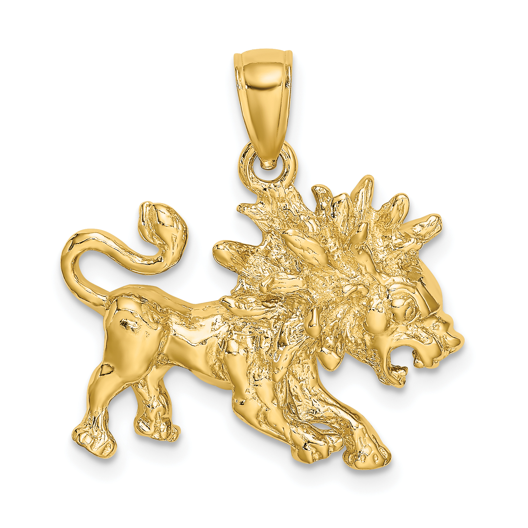 14k Large Leo Zodiac Charm (C3171)