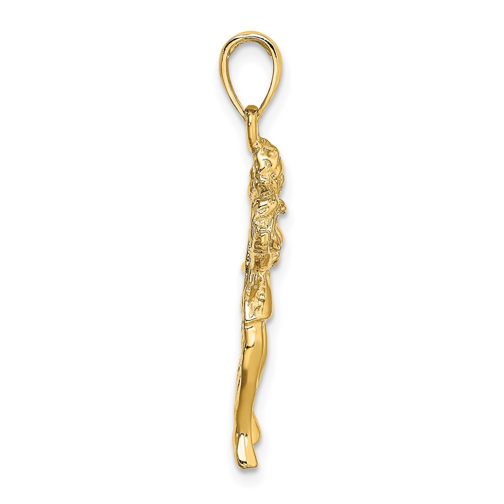 14k Large Virgo Zodiac Charm (C3172)