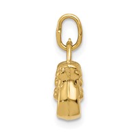14K Yellow Gold 3-D Purse Charm view 2