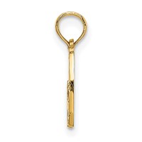 14K Yellow Gold Cape Cod Map Charm view 2