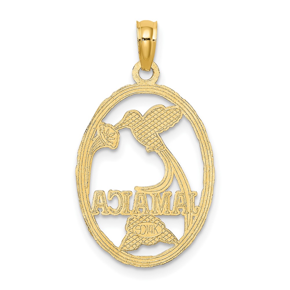 14k JAMAICA w/Bird and Flowers Charm (C3255)