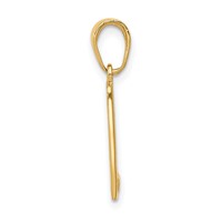 14K Yellow Gold Mile 0 Key West Mile Marker Pendant view 2