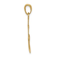 14K Anchor Pendant view 2