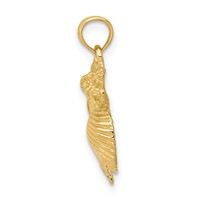14K Four Shell Cluster Pendant view 2