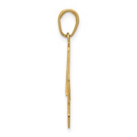 14K Yellow Gold Pelican Pendant view 2