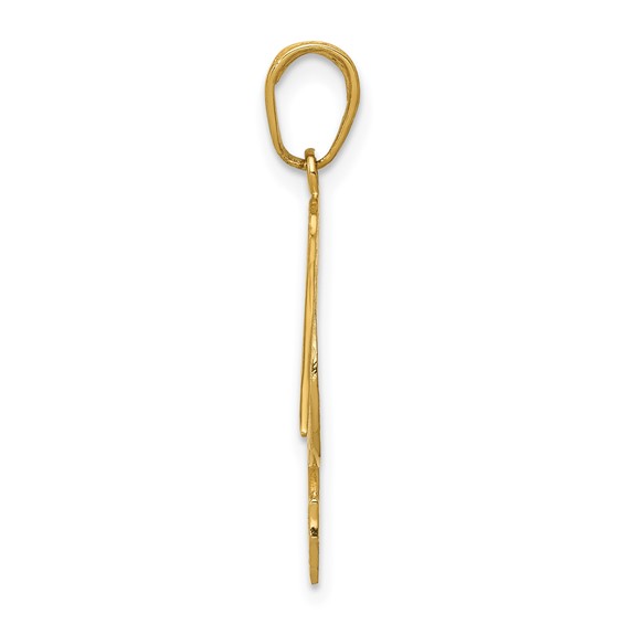 Gold Polished Pelican Pendants