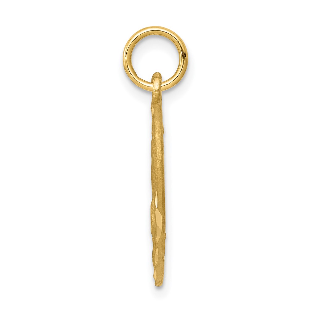 14k Angel in Heart Charm (C343)